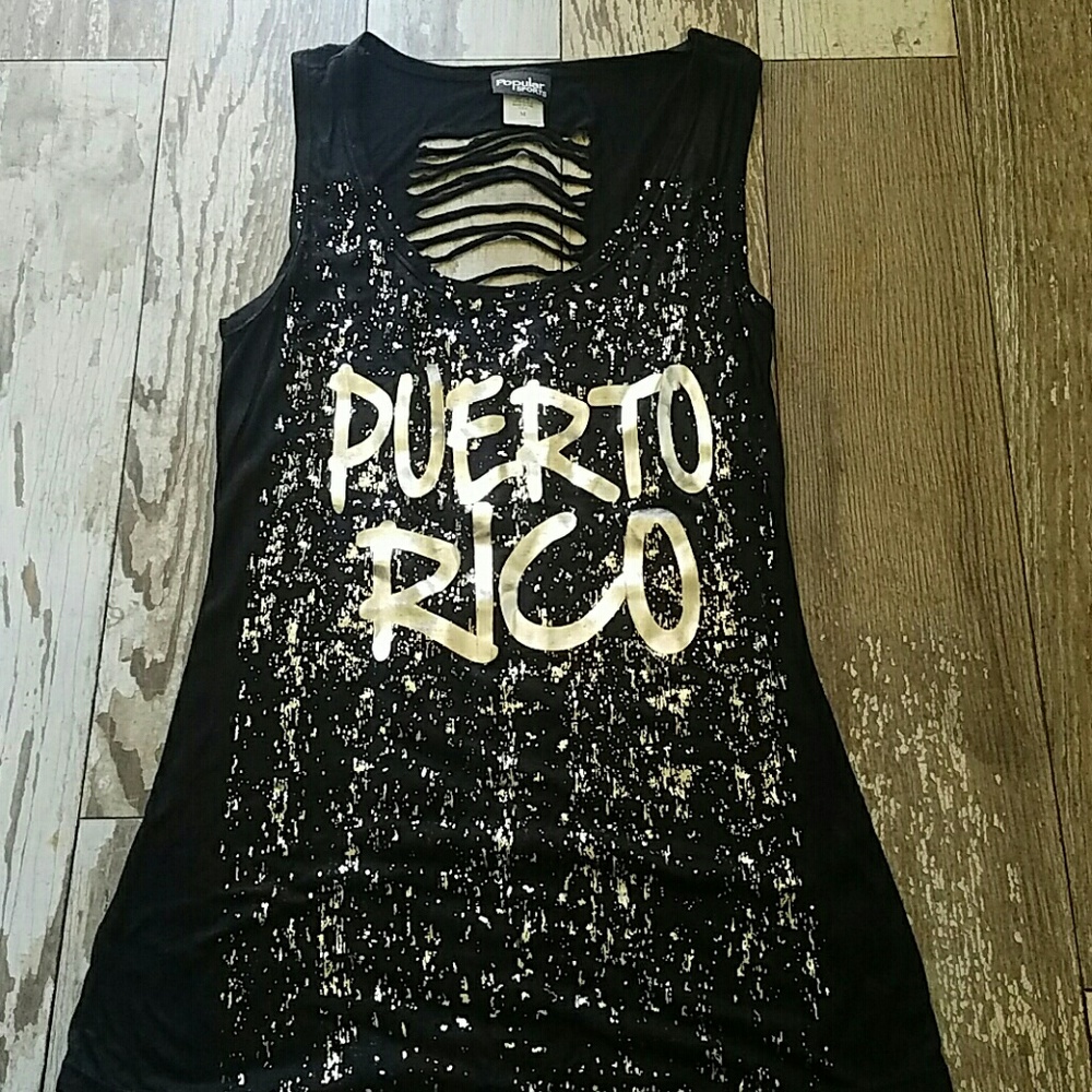 Black Puerto Rico tank